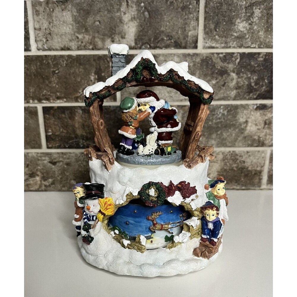 Vintage Holiday Collection Animated Musical Plays "Jingle Bells" Christmas 7X5.5
